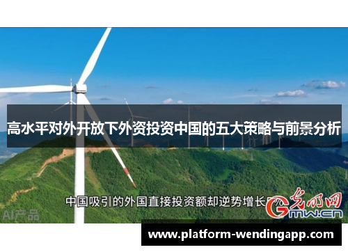 高水平对外开放下外资投资中国的五大策略与前景分析