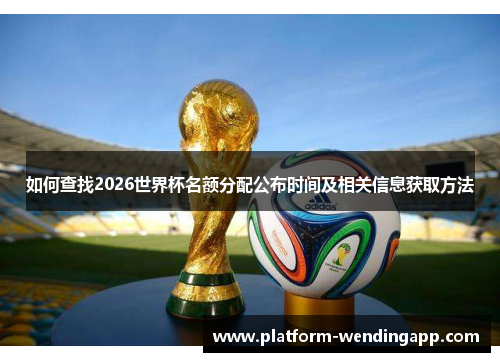 如何查找2026世界杯名额分配公布时间及相关信息获取方法