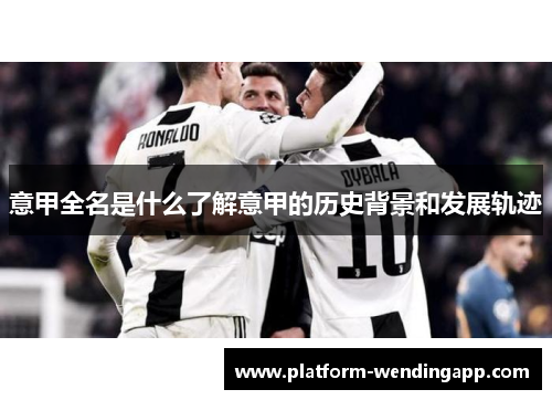 意甲全名是什么了解意甲的历史背景和发展轨迹