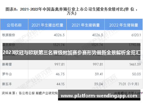 2023欧冠与欧联第三名晋级附加赛参赛形势最新全景解析全览汇
