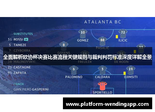 全面解析欧协杯决赛比赛流程关键规则与裁判判罚标准深度详解全景