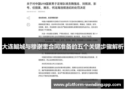 大连鲲城与穆谢奎合同准备的五个关键步骤解析