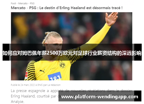 如何应对姆巴佩年薪2500万欧元对足球行业薪资结构的深远影响