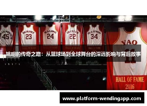 姚明的传奇之路：从篮球场到全球舞台的深远影响与背后故事